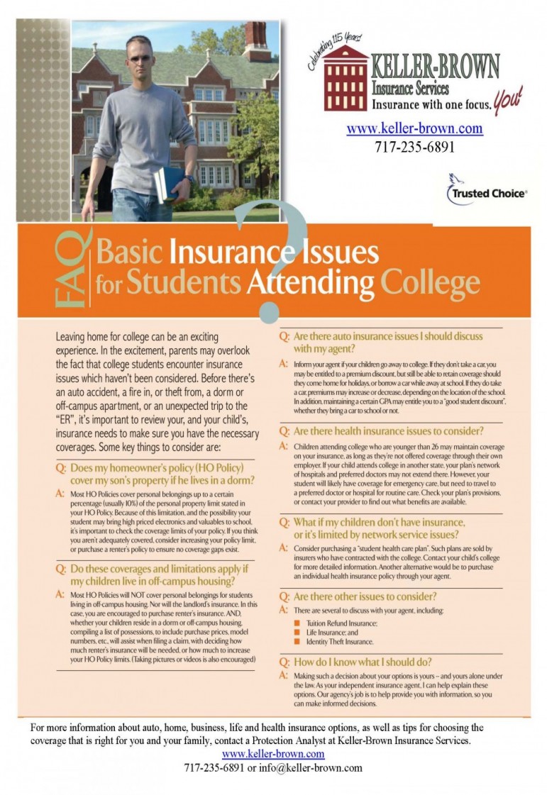 College Students Infograph